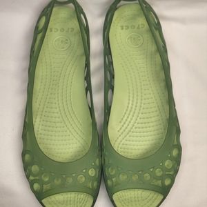 Crocs Open-Toe Jelly Flats